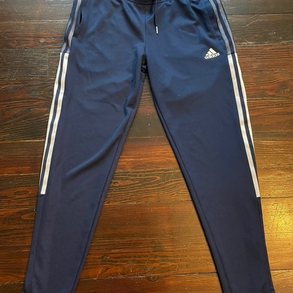 adidas Other - Adidas Men's Navy Joggers with Silver Stripes